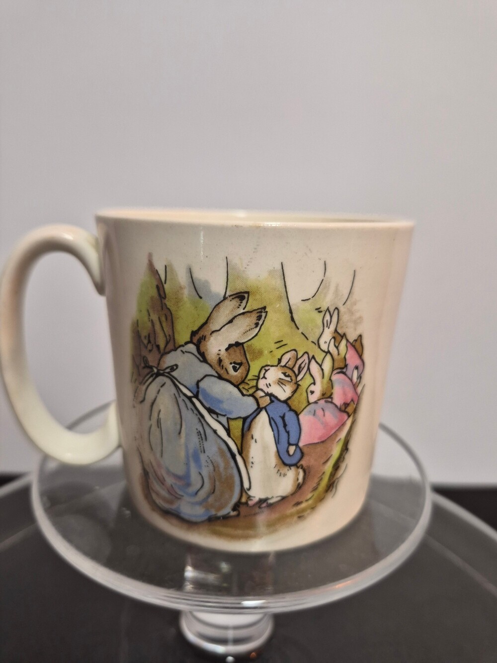 Wedgwood Beatrix Potter Peter Rabbit Ceramic Mug Vintage Collectible
